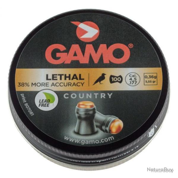 Plombs LETHAL - MORE PENETRATION 4,5 mm - GAMO