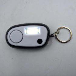 Lampe sécurité COB 3 modes d'éclairage ABS blanc 6,3x3,7x1,6cm