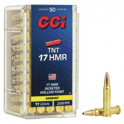 17 HMR JHP TNT 1,10g/17grs. (Calibre: .17 HMR)