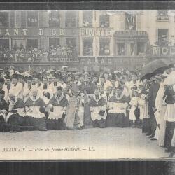 beauvais fêtes de jeanne hachette "le clergé" cpa 1905
