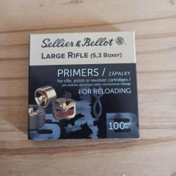 Amorces large rifle sellier bellot x100