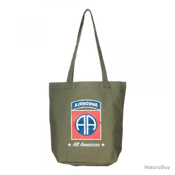 Sac fourre-tout en toile 82e Division Aroporte