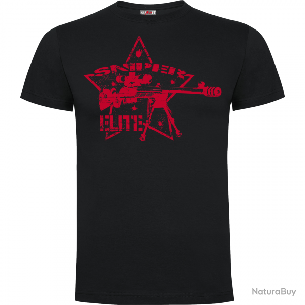 Tee shirt Sniper Elite Couleur Noir