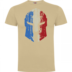 Tee shirt Spartan logo tricolore Couleur Noir