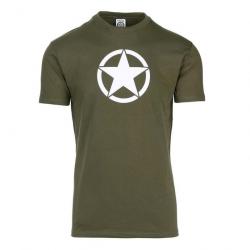 Tee shirt Allied Star classique n°1 couleur Kaki