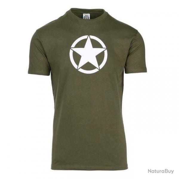 Tee shirt Allied Star classique n1 couleur Kaki