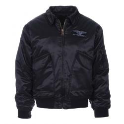 Blouson aviation CWU lourd (Couleur Noir, Taille S)