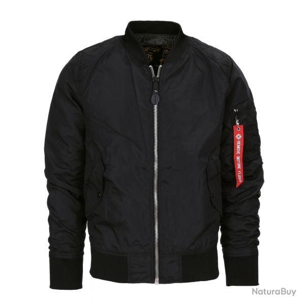 Veste Bombers Aviateur MA1 d t Couleur Noir