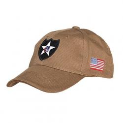 Casquette Baseball 2nd Infantery (Couleur Sable)