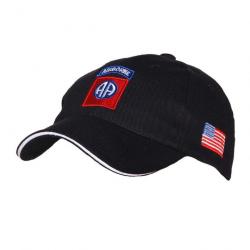 Casquette Baseball 82nd Airborne (Couleur Noir)