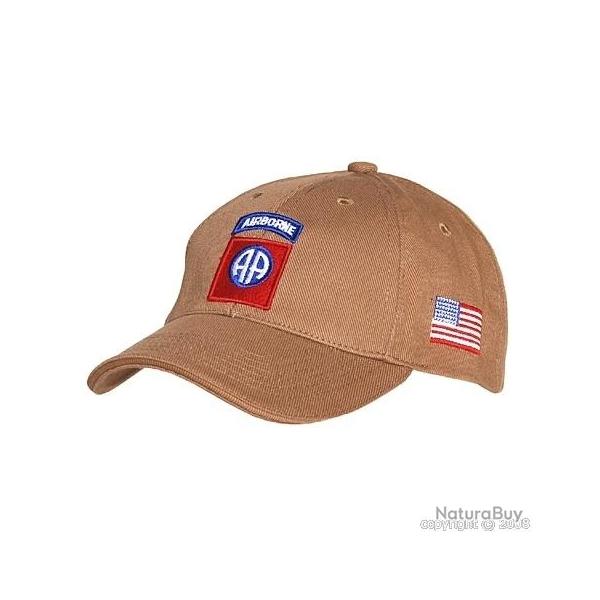 Casquette Baseball 82nd Airborne (Couleur Sable)