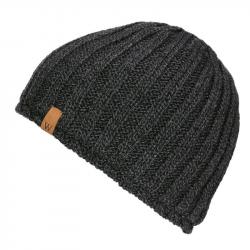Bonnet tricot épais doublé polaire (Couleur Gris)