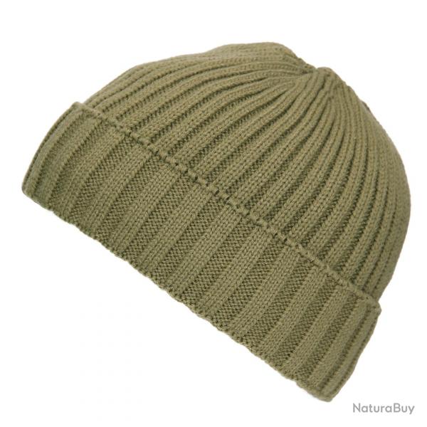 Bonnet tricot doubl polaire (Couleur Kaki)