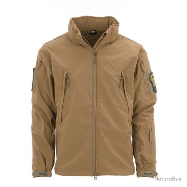 Veste tactique softshell t Couleur Sable