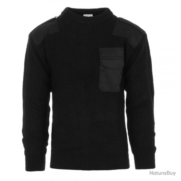 Pull OTAN acrylique poche poitrine Couleur Noir