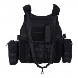 Gilet tactique Rangers Cordura (Couleur Noir)