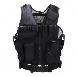 Gilet tactique prédator (Couleur Noir)