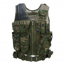 Gilet tactique prédator (Couleur Camouflage Digital)