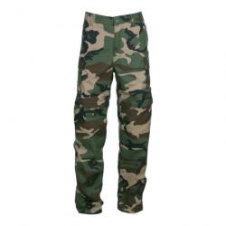 Pantalon de treillis transformable en short Couleur Camouflage Woodland
