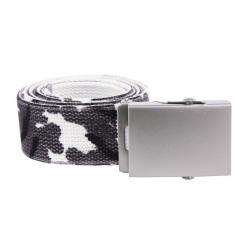 Ceinture toile 40mm avec boucle chromée (Couleur Camouflage Urban)