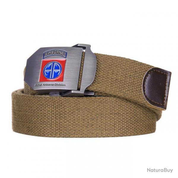 Ceinture toile 35mm 82nd Airborne Couleur Coyote