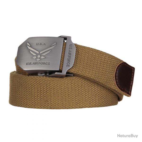 Ceinture toile 35mm US Air Force Couleur Coyote