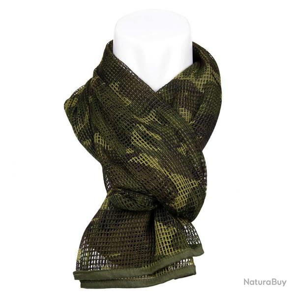 charpe filet militaire T4 175X100cm (Couleur Camouflage Woodland)
