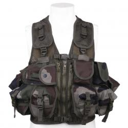 Gilet tactique camouflage français