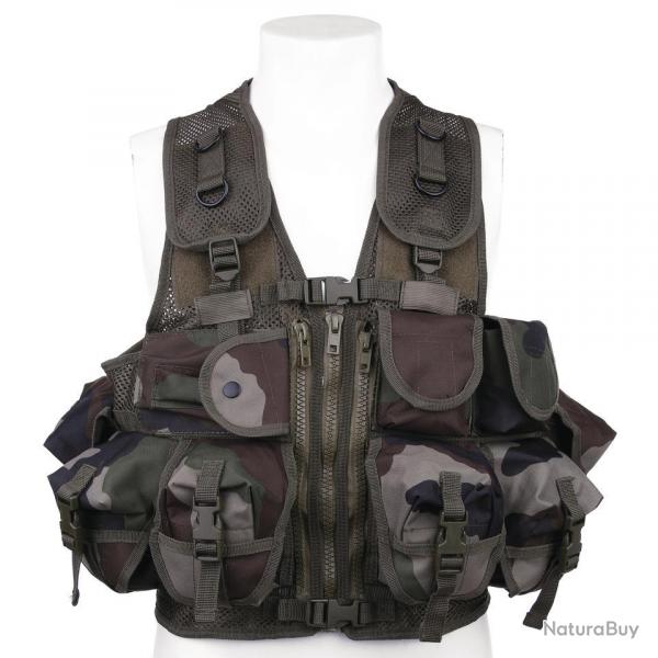 Gilet tactique camouflage franais