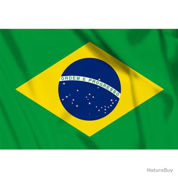 Drapeau Brsil 1m x 1m50