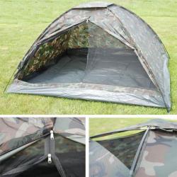 Tente 4 places monodôme camouflage Woodland