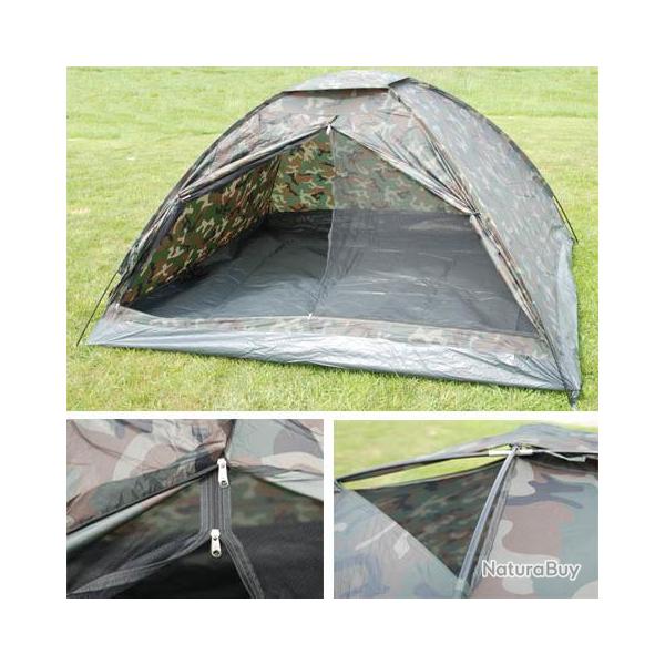 Tente 4 places monodme camouflage Woodland