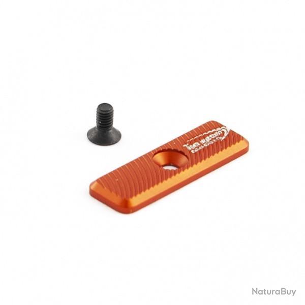 Bouton de dverrouillage surdimensionn 30mmx10mm - TONI SYSTEM - Orange