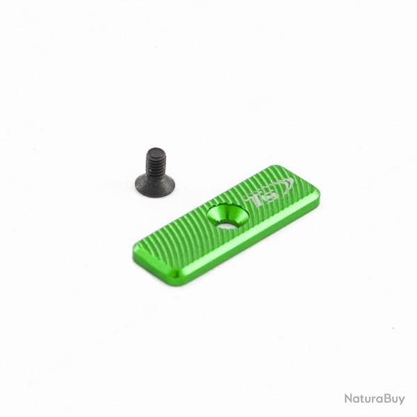 Bouton de dverrouillage surdimensionn 30mmx10mm - TONI SYSTEM - Vert