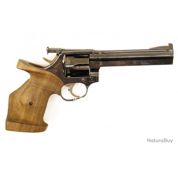 revolver manurhin original 38 match canon 5 pouces  1/4 calibre 38 special