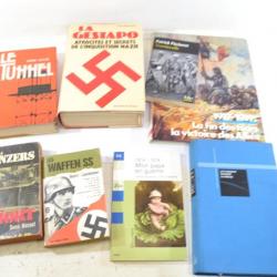 Lot livres Première et Deuxième Guerre Mondiale. La Gestapo, les Panzers passent la Meuse, Le Tunnel