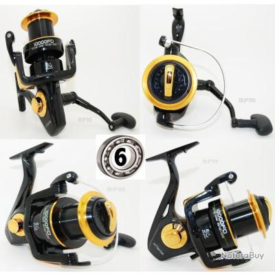 Pack Moulinet Millenium 10 000 FD + Tresse 250m 25/100 - Surf, Digue, Lancer
