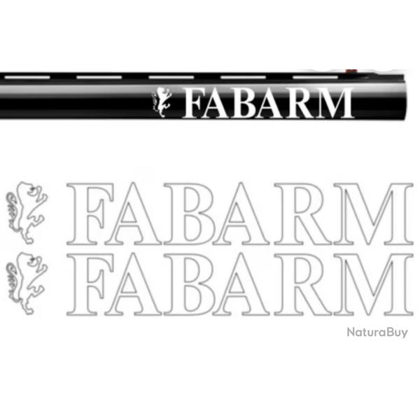 2 autocollants canon Fabarm Expdition sous 24H GARANTIE  .