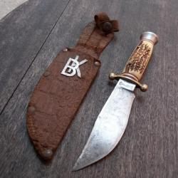 Ancien Couteau SABATIER avec Étui en cuir