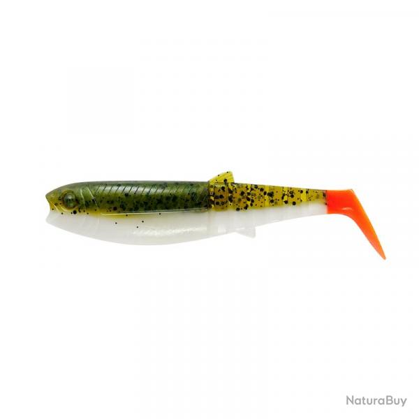 Leurre Souple Savage Gear Cannibal Shad 17,5cm 17,5cm par 2 52g Olive Hot Orange
