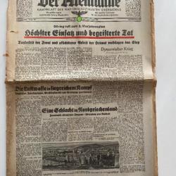 Journal Allemand ww2 Der Alemanne Kampfblatt Nationalsozialisten Oberbadens Novembre 1940
