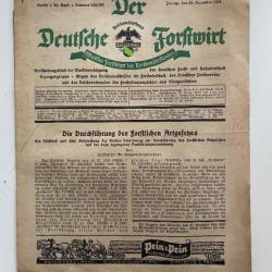Journal Allemand ww2 Agriculture blut und boden le Sang et la terre décembre 1938