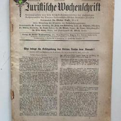 Journal Revue Allemande ww2 bulletin hebdomadaire Janvier 1934