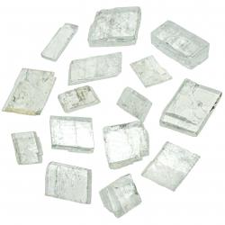 Pierres brutes spath d'Islande - 1 à 4 cm - 100 grammes