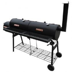 Barbecue à fumoir Nevada XL Noir