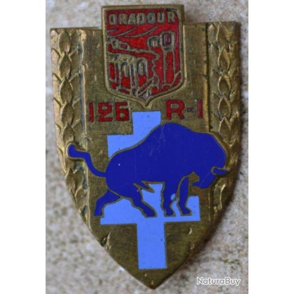 126 Rgiment d'Infanterie, ORADOUR mail, 2 bolros