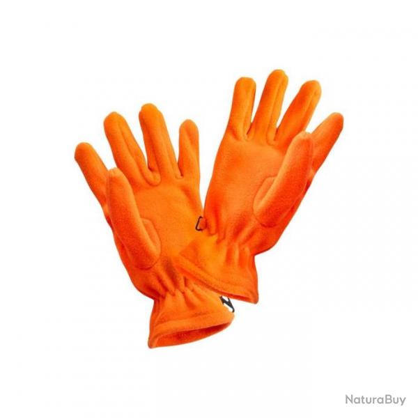 Gants polaire orange Percussion