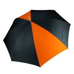 Parapluie noir/orange diametre 100cm - KI2007