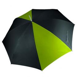 Parapluie noir/lime diametre 100cm - KI2007