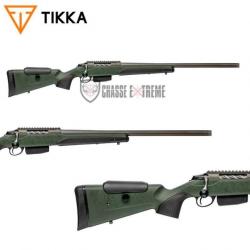 Carabine TIKKA T3X Super Varmint Tungsten Cerakote Verte 51 cm Cal 22-250 Rem
